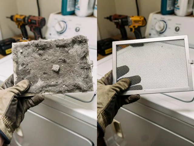 Professional lint trap cleaning by San Clemente Dryer Vent Cleaning in San Clemente