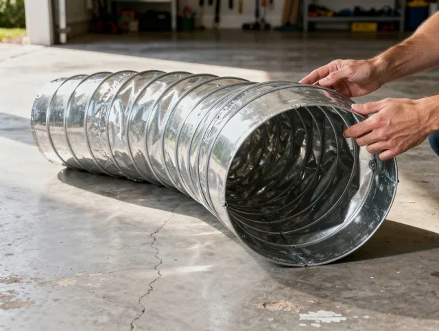 San Clemente Dryer Vent Cleaning specialist using advanced equipment for thorough duct cleaning in San Clemente